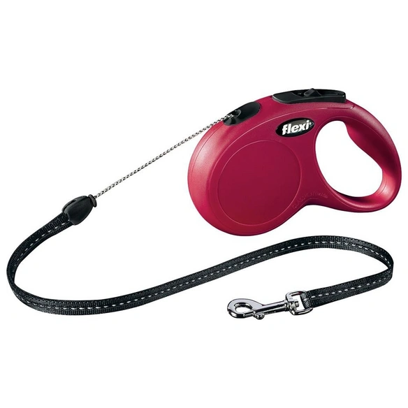 Hundeleine »New Classic«, Gr. S, für Hunde bis 12 kg, rot/schwarz