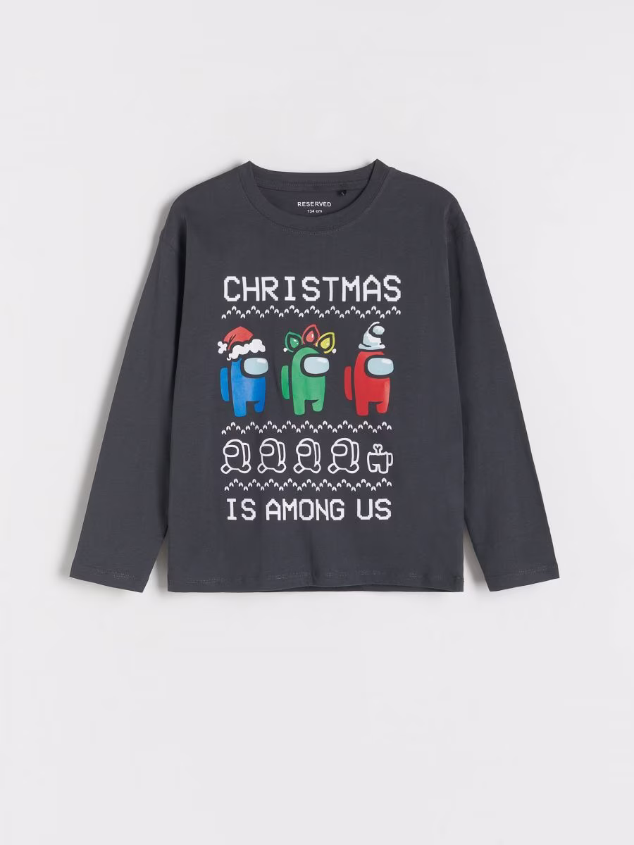 Among Us Christmas Long Sleeve T-Shirt