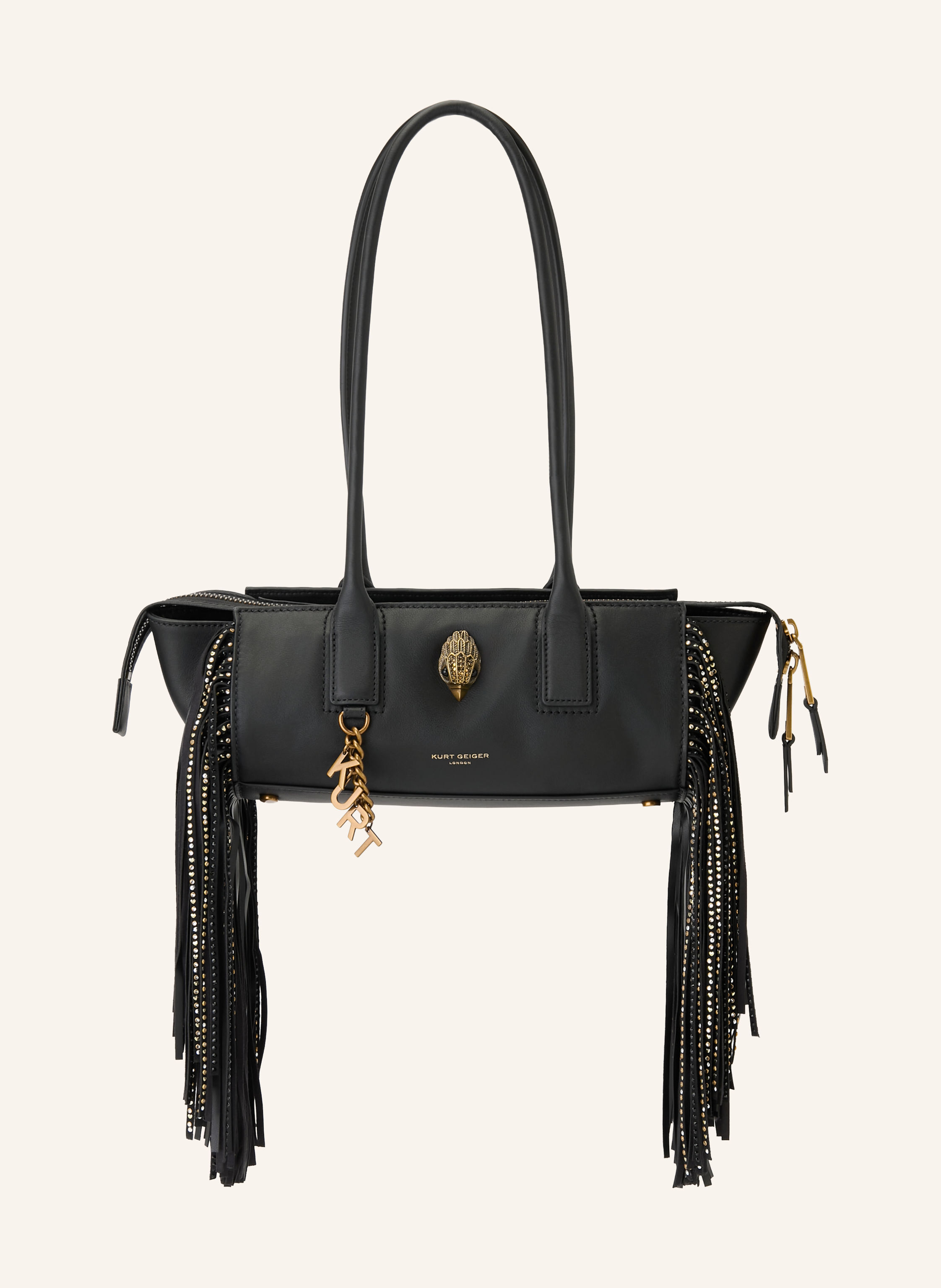 KURT GEIGER Schultertasche SLOANE mit Schmucksteinen