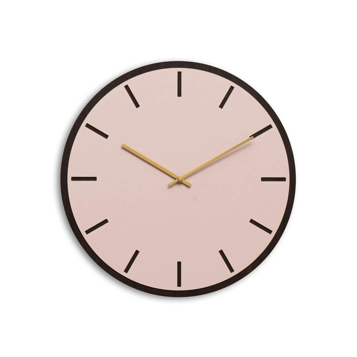 - Horloge murale en linoléum rose D38cm