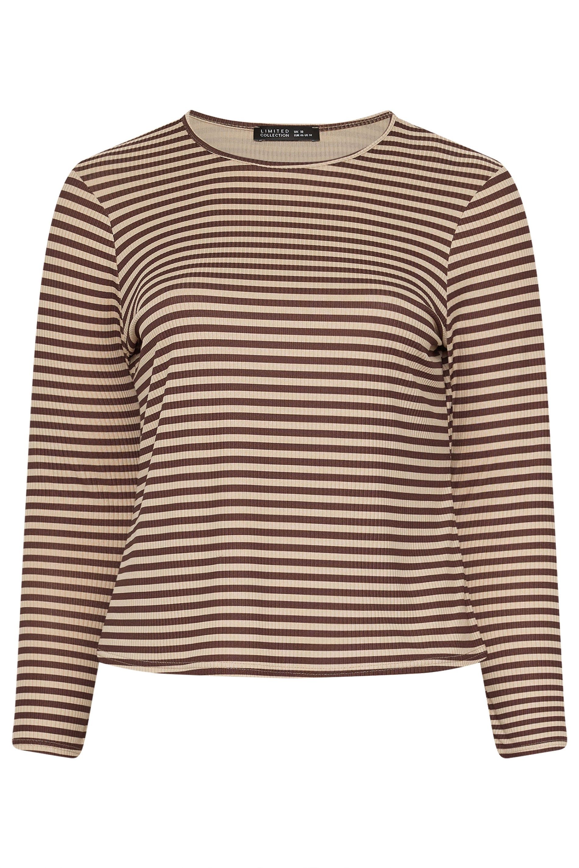 Yours Stripe Long Sleeve Top
