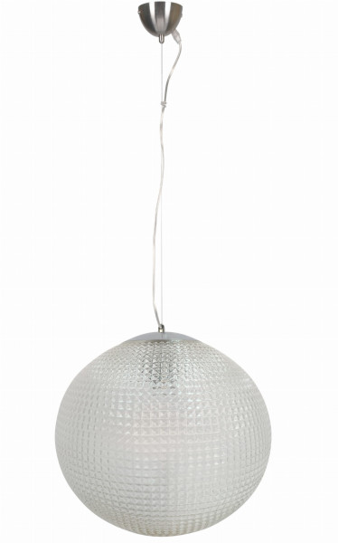 Lampa wisząca chromowana-przezroczysta LUCIDA 1xE27x60W Candellux