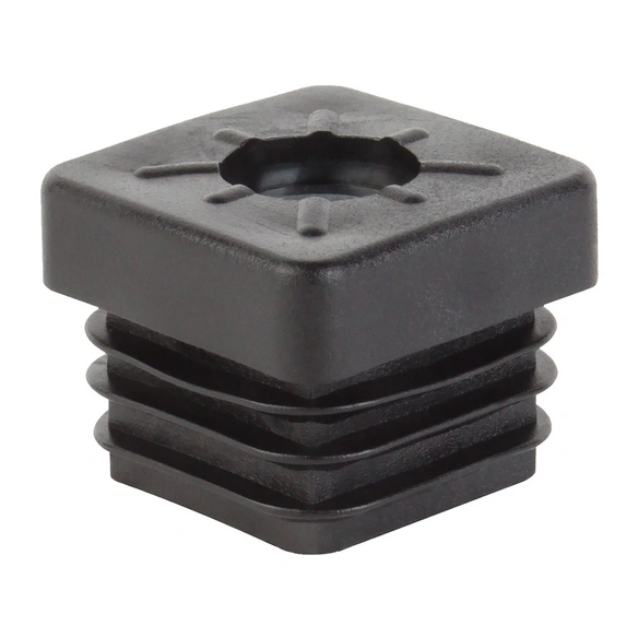 Gewindestopfen, M8, schwarz, Kunststoff, 4 Stück
