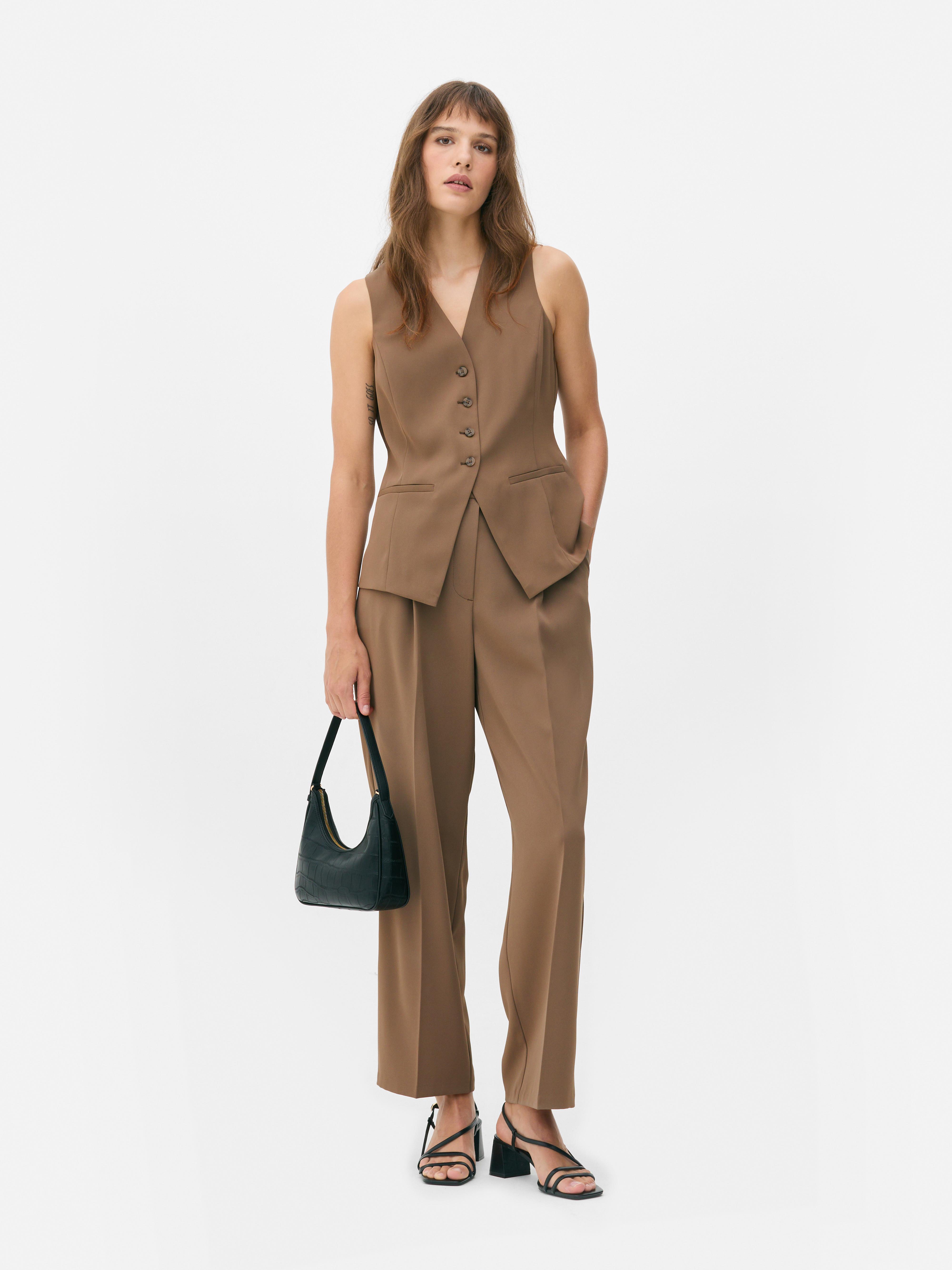 V-Neck Longline Waistcoat