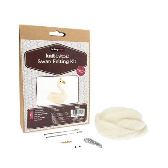 Swan Felting Kit