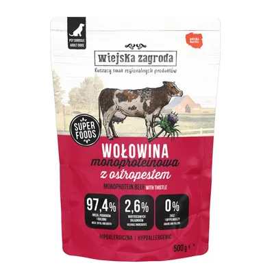 Wiejska Zagroda Monoprotein Adult 500g