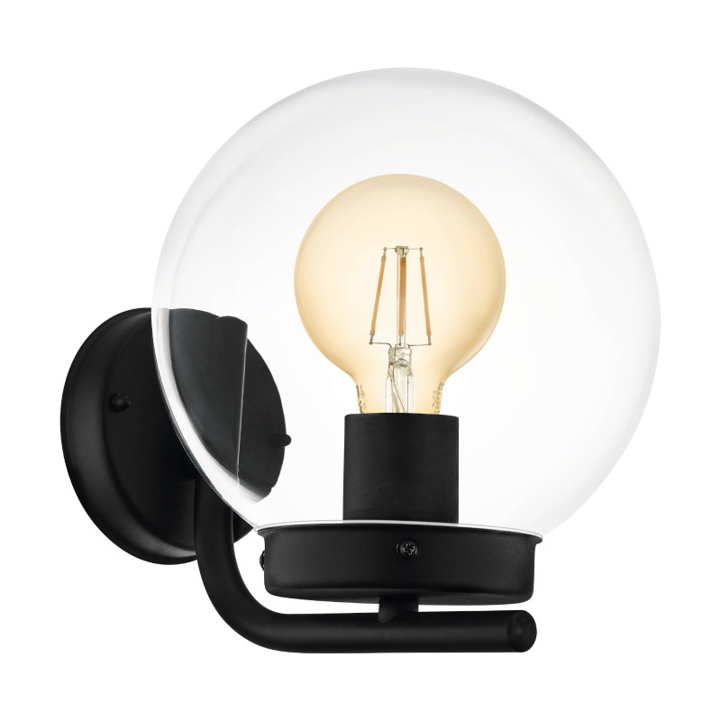Applique extérieure Tavarna verre transparent E27 60 W EGLO