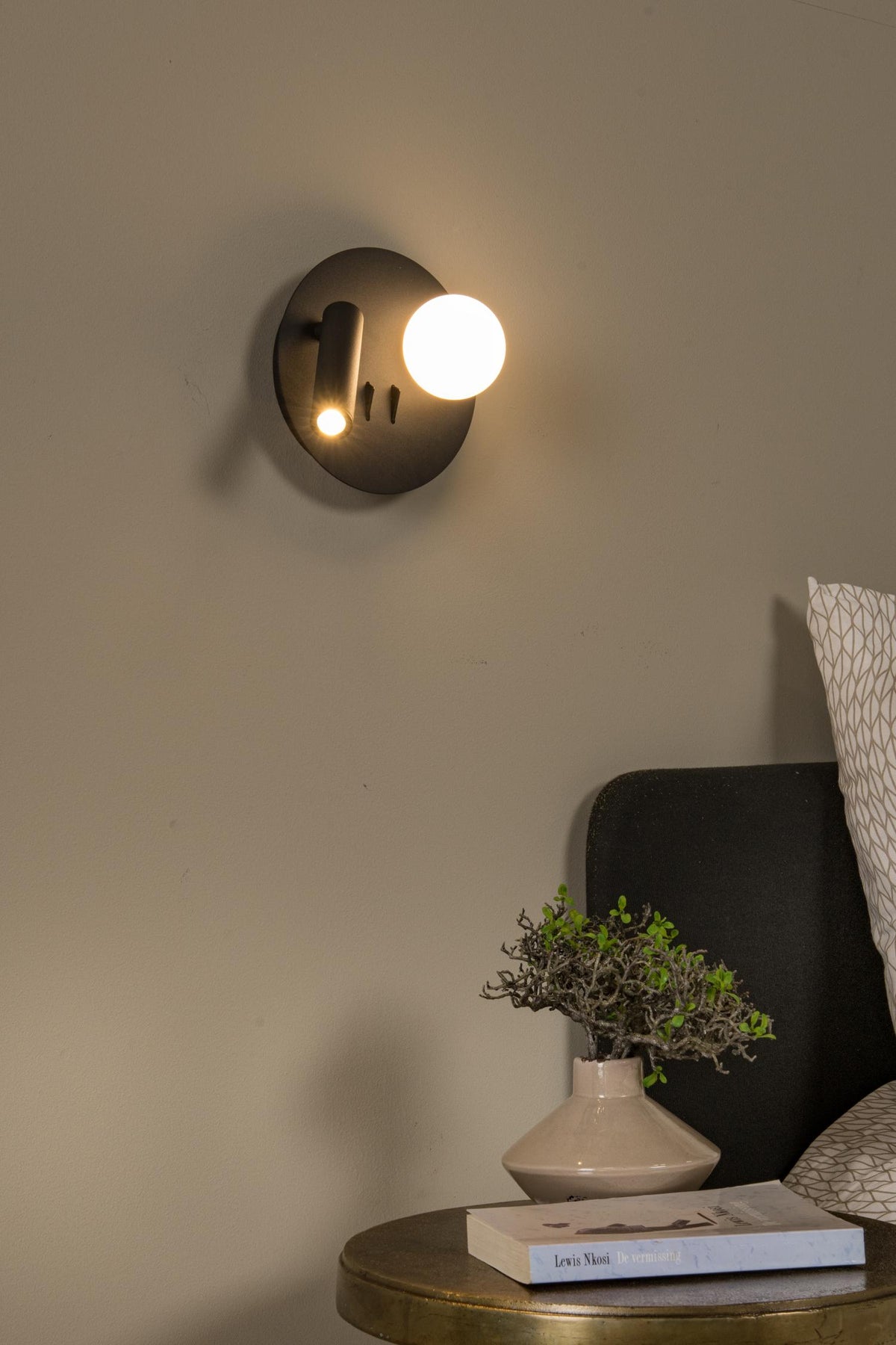 Lucide bedlamp MATIZ - Geïntegreerde LED - Zwart