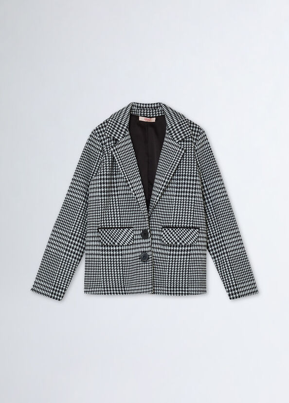 Blazer pied de poule