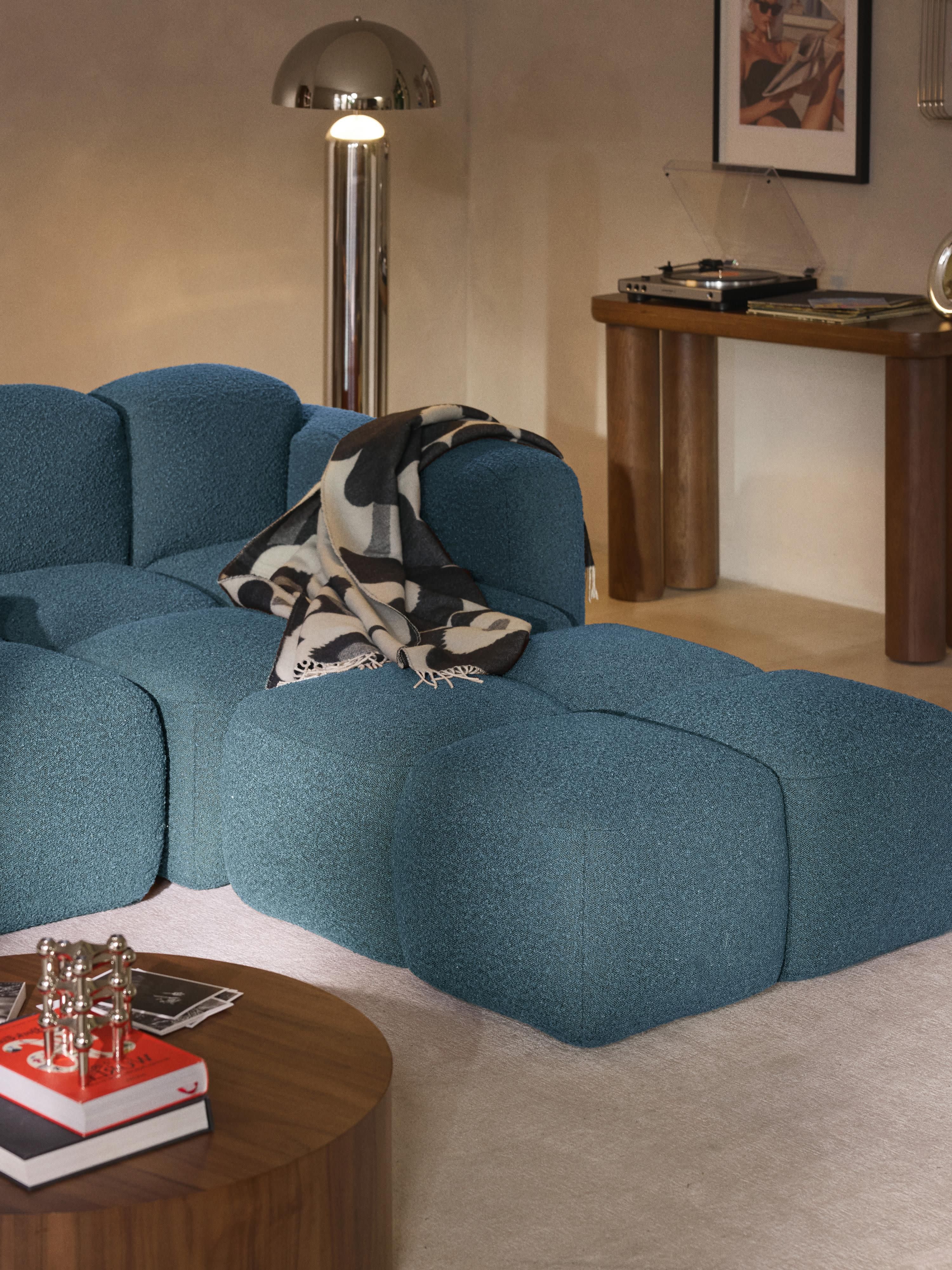 Eckmodul Tayla aus Bouclé
