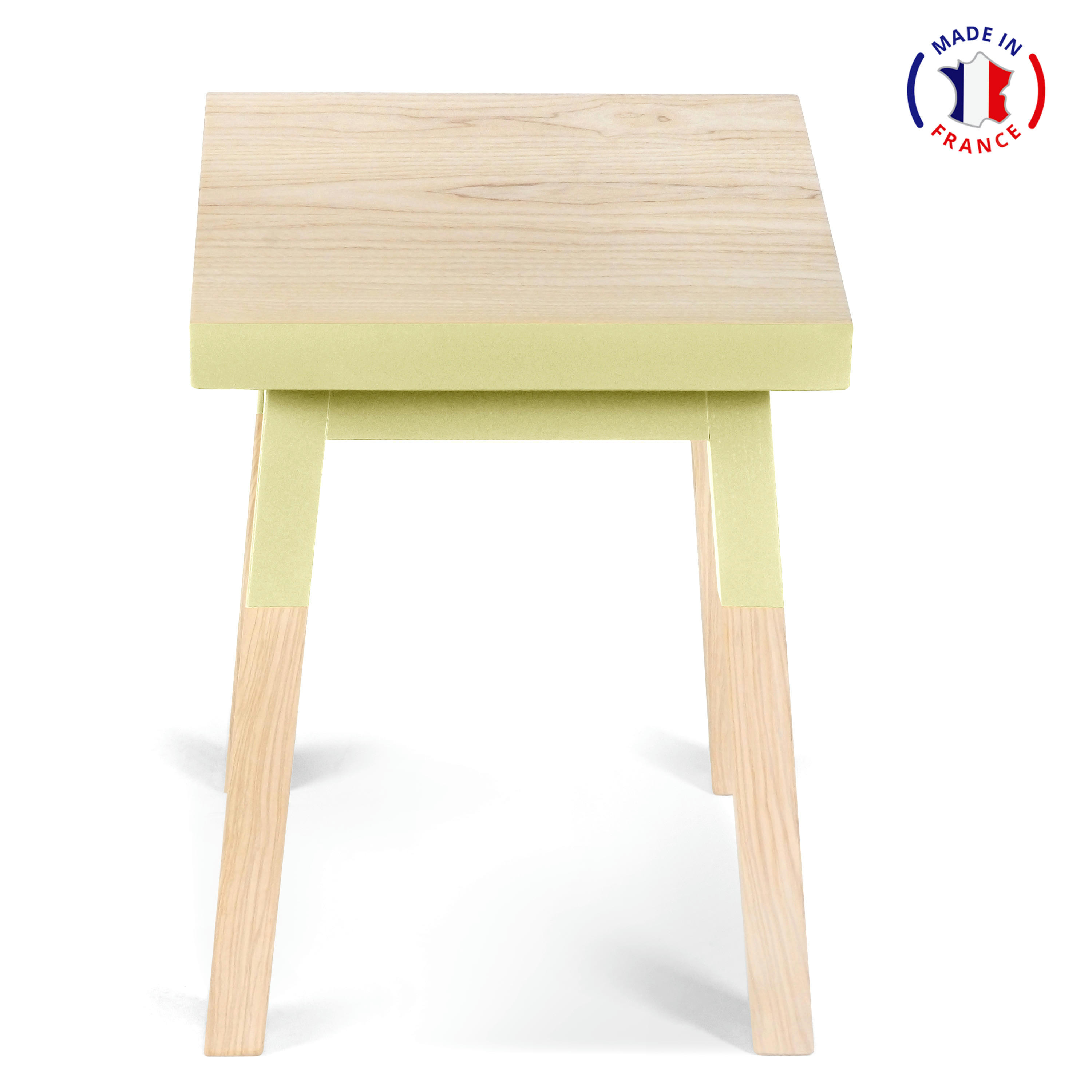 EGEE - 2 tabourets 100% frêne massif, assise 35 cm