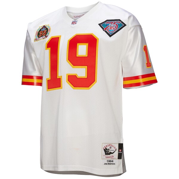 Joe Montana Kansas City Chiefs 1994  Authentic Throwback Retired Player Jersey - White