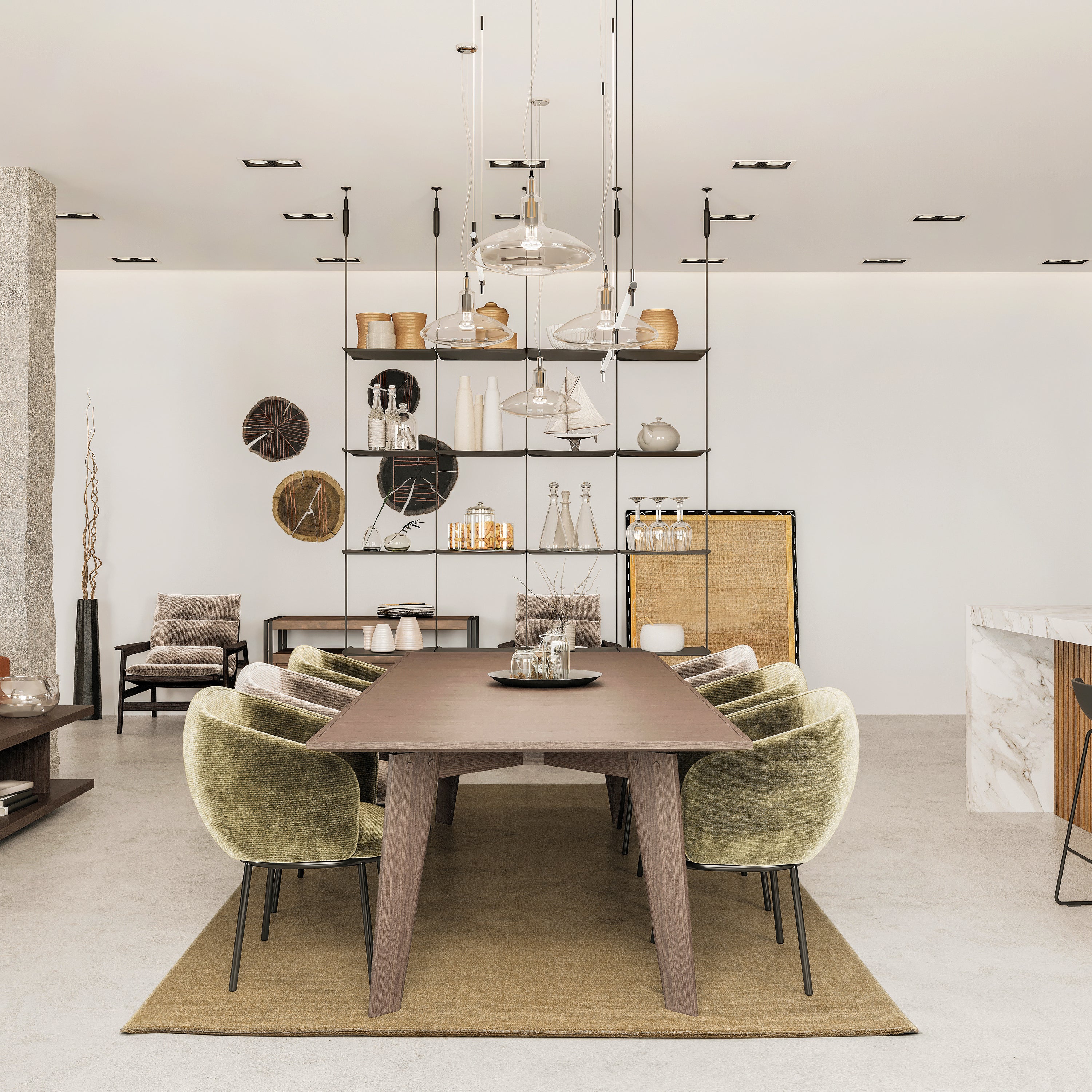 Acsento Tara Deluxe Vloerkleed 200 x 290 cm - Gold