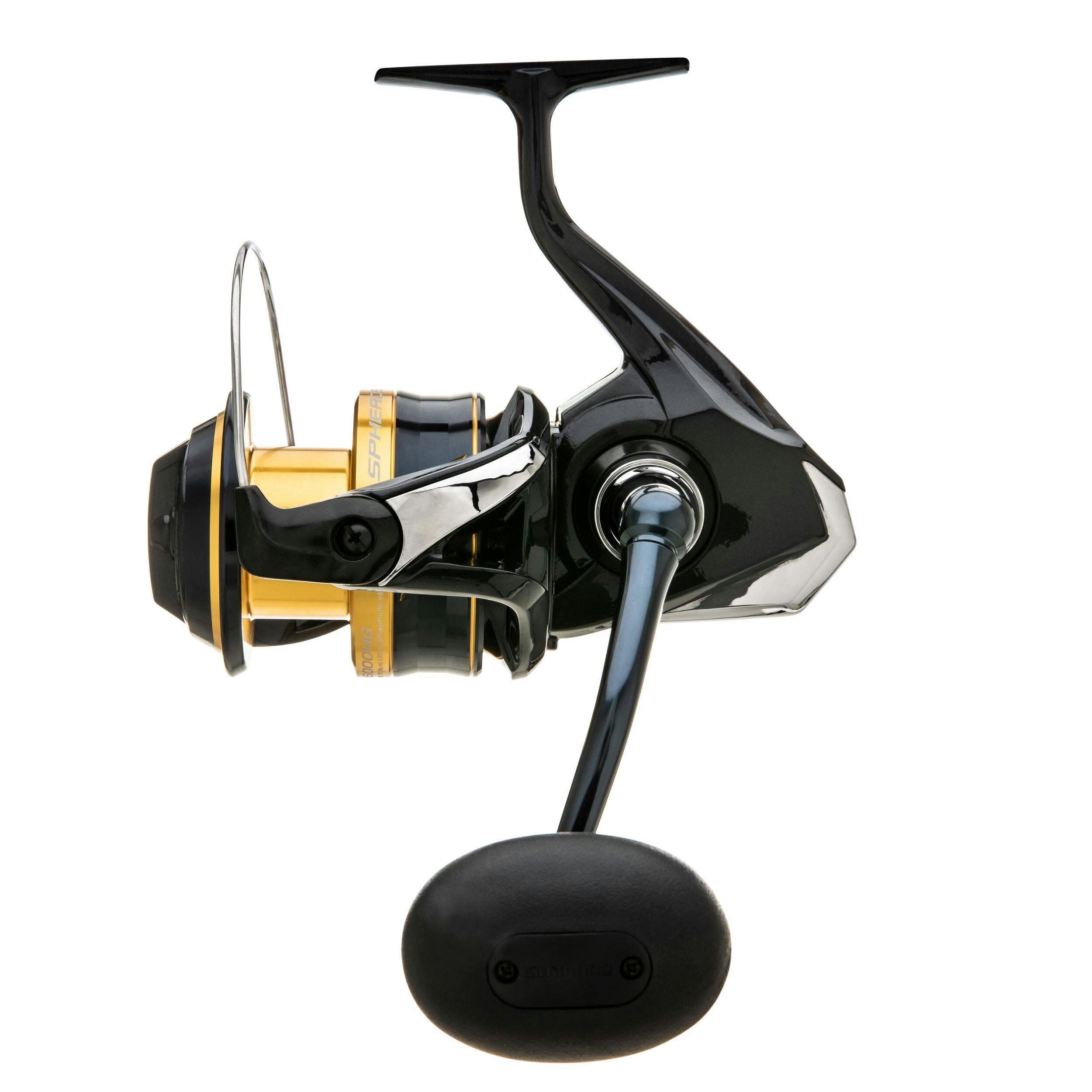 Shimano Spheros Saltwater Spinning Fishing Reel, IPX8 Water-Resistant Rated Body, Right Hand/Left Hand, 6000HG