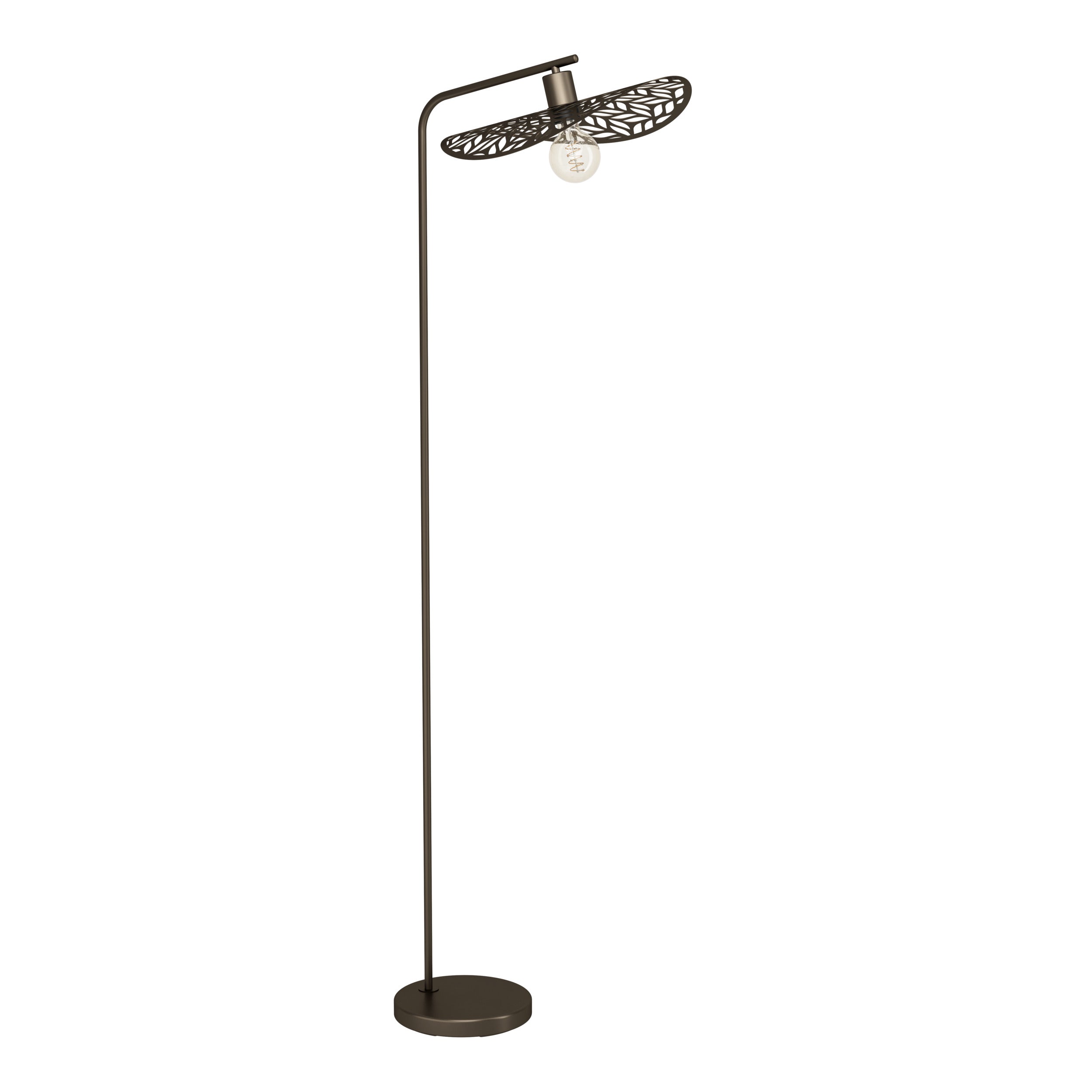 EGLO vloerlamp Swaby - 159.5 cm - brons