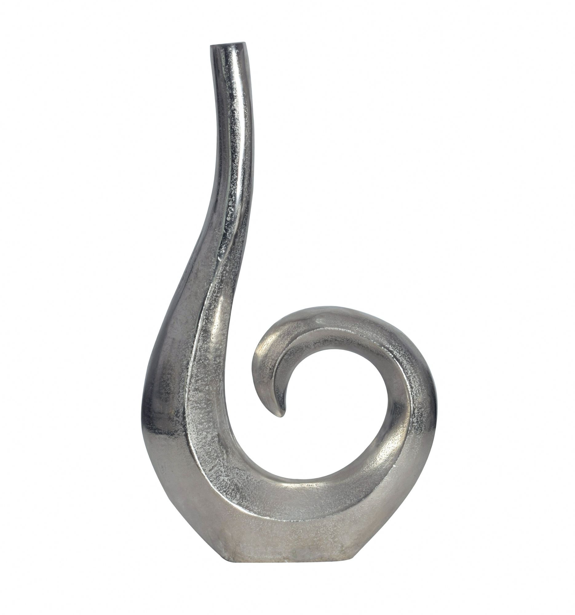 Wazon Dekoracyjny 47 cm Aluminium Spirala Wazon do Kwiatów Nowoczesny