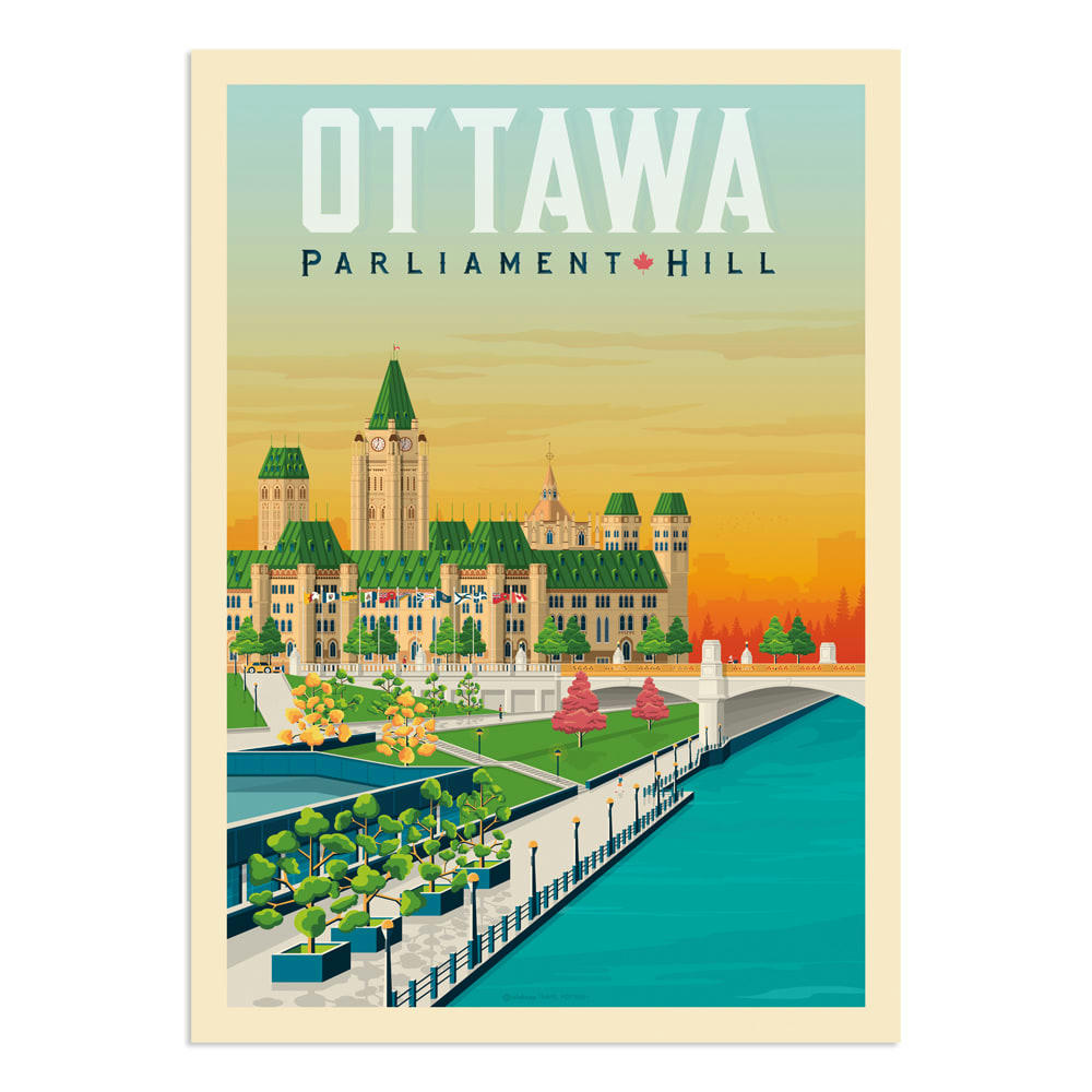 - Affiche Ottawa  50x70 cm