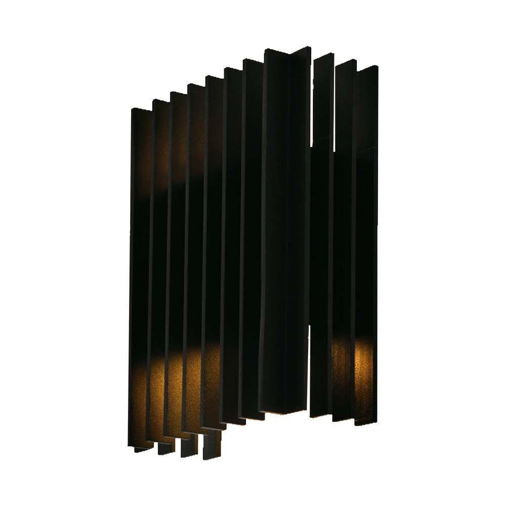 Kinkiet VT-1189czarny LED 2x6W 1250lm wym:20x16x6,5cm IP65 V-TAC