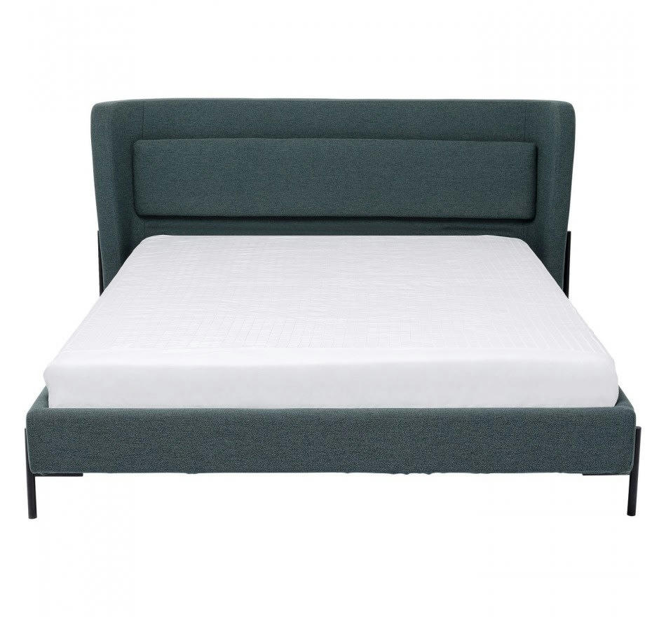 TIVOLI - Lit 180x200 en tissu vert