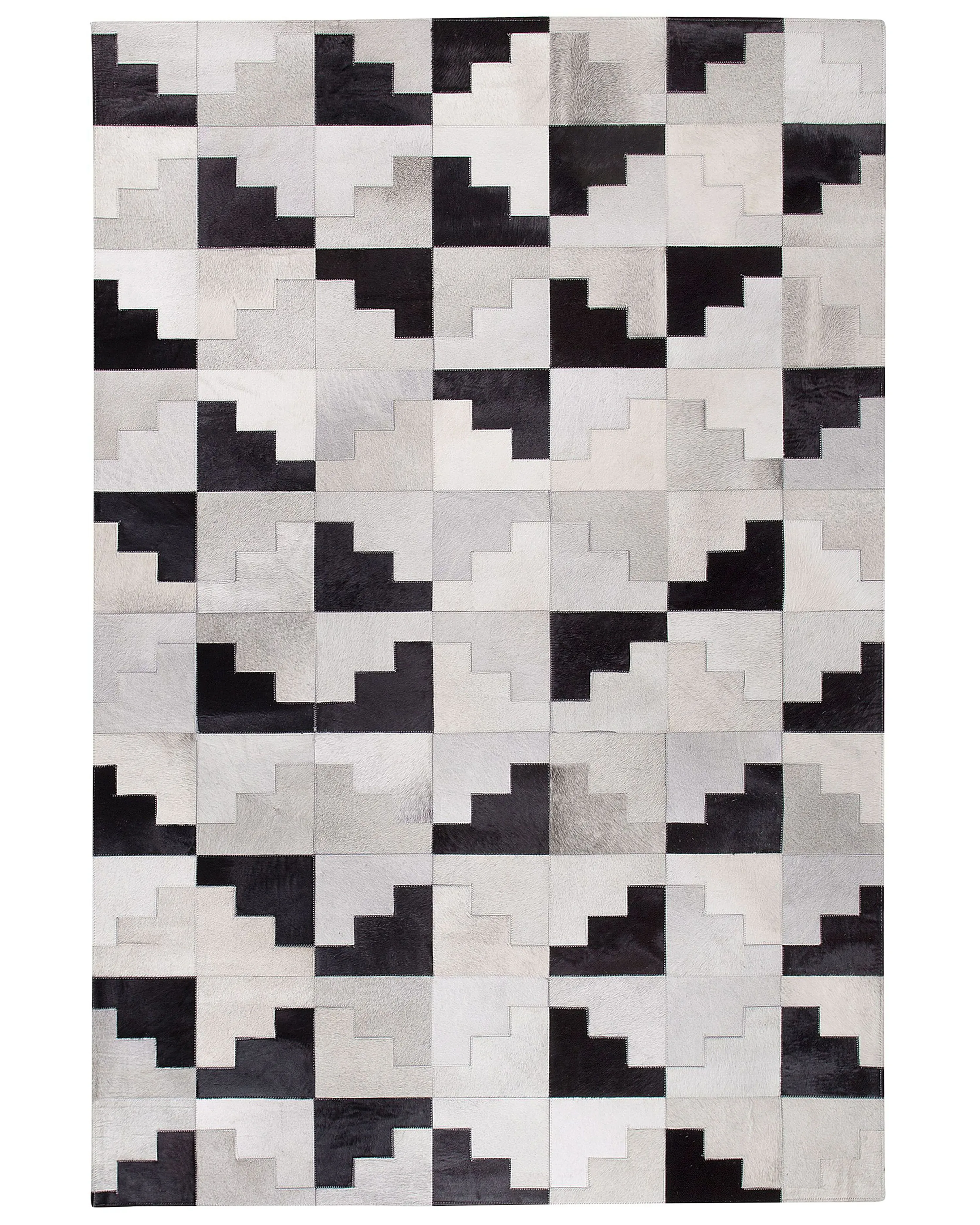 Rug EFIRLI Grey 140 x 200 cm Leather