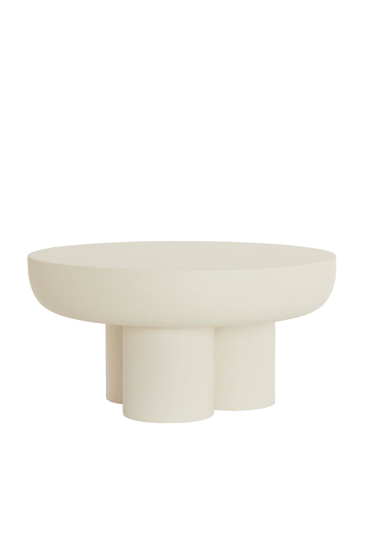 Light & Living salontafel MIZUHO - Ø70x35cm - wit