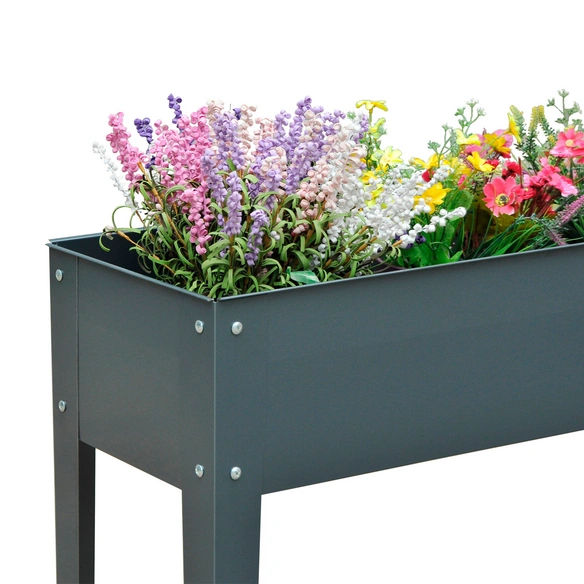 Hochbeet, BxHxL: 30 x 80 x 100 cm, Metall