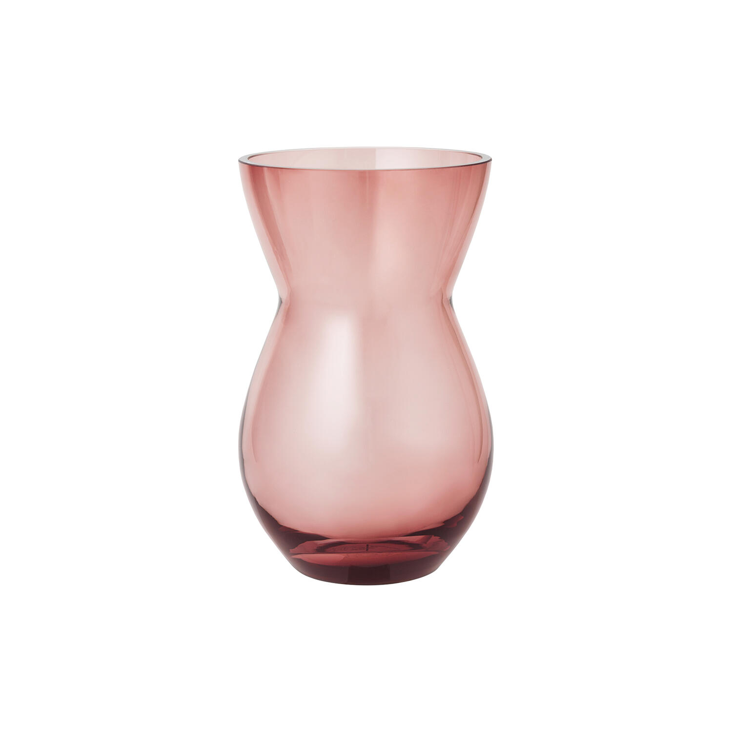Calabas vase, burgundy