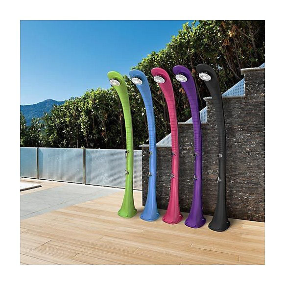 Douche solaire 32 litres Formidra Cobra Bleu Avec rince-pieds