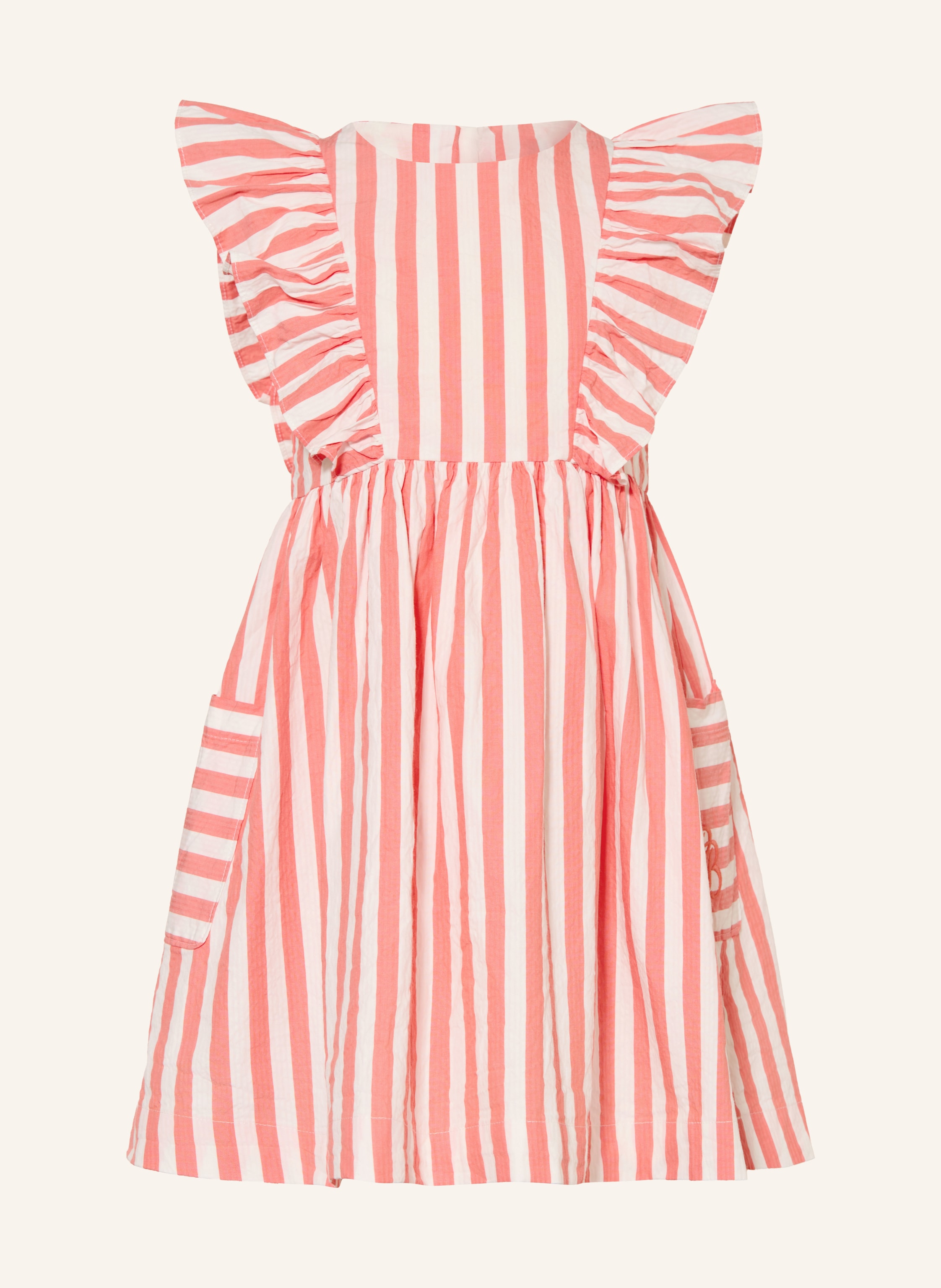 PETIT BATEAU Kleid mit Rüschen