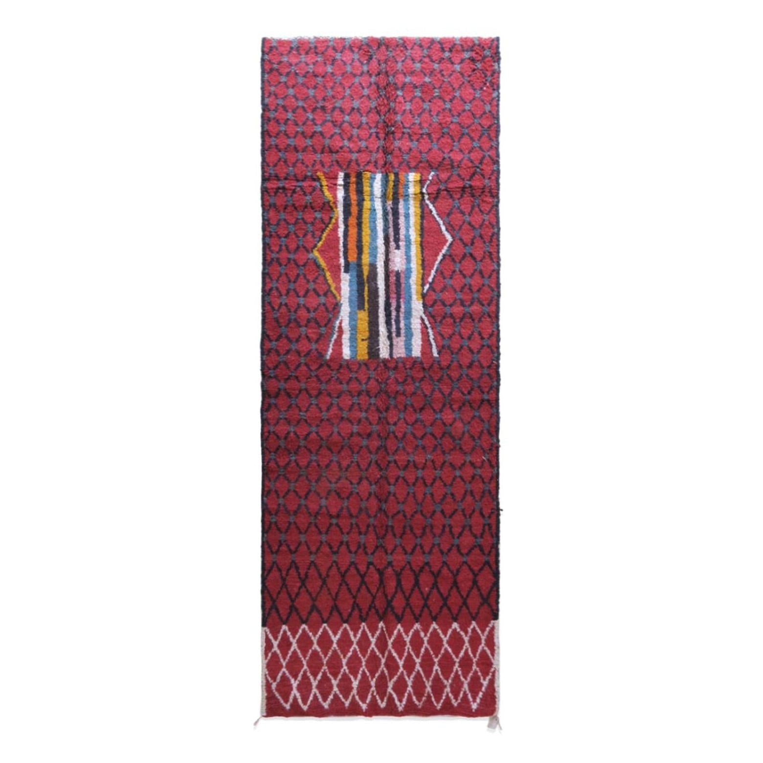AFK Living vloerkleed Berber - handgemaakt - Wol - 80 cm x 240 cm