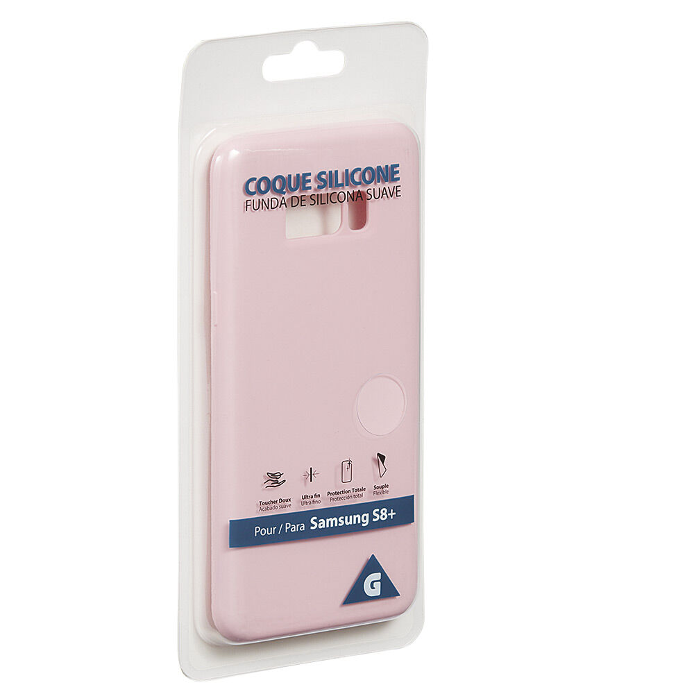 Coque en silicone Samsung S8  rose
