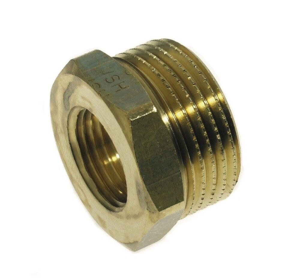 NIPPELMUFFE MESSING 1/2"-3/8"