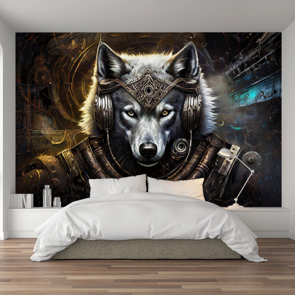 Feeby Fototapeta, Wilk Abstrakcja Zwierzęta 150x105