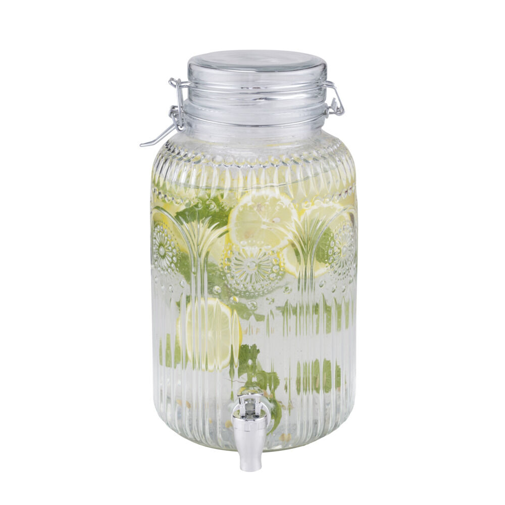 Distributeur boisson 4L en verre Ø16xH29,5cm