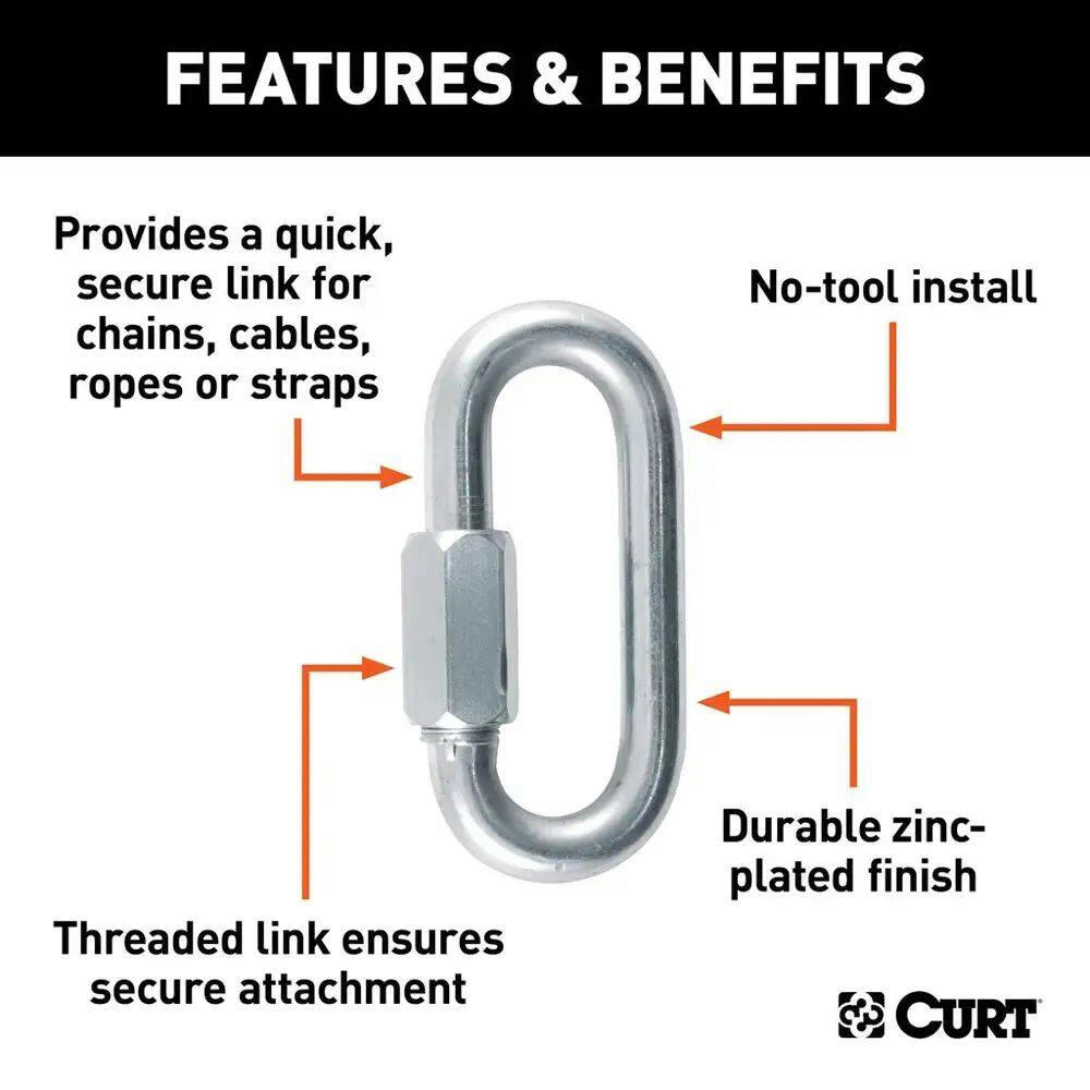 CURT Quick Link, 1/2-in
