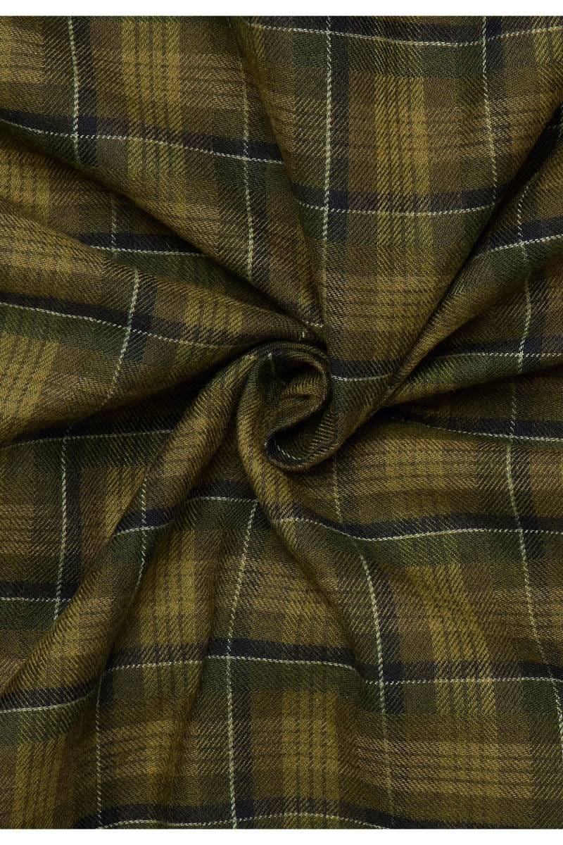 ETERNA 1863 Comfort Fit Flanellhemd khaki, Kariert
