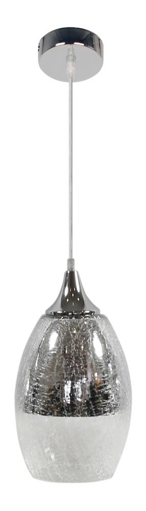 Lampa wisząca chromowana-srebrna CELIA 1xE27x60W Candellux