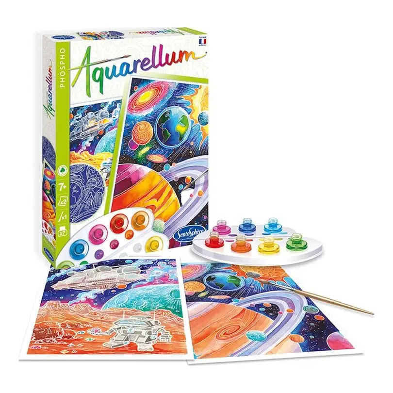 Bastelset 16er-Set Aquarellum