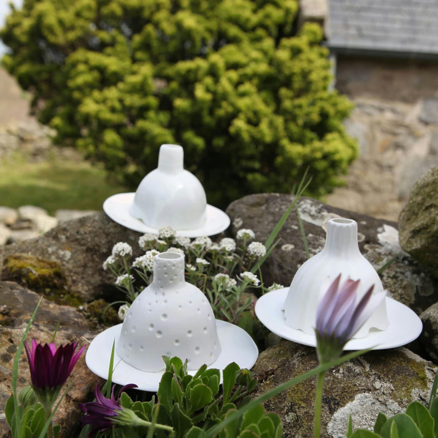 IGLOO - Photophore igloo de nuit lisse porcelaine