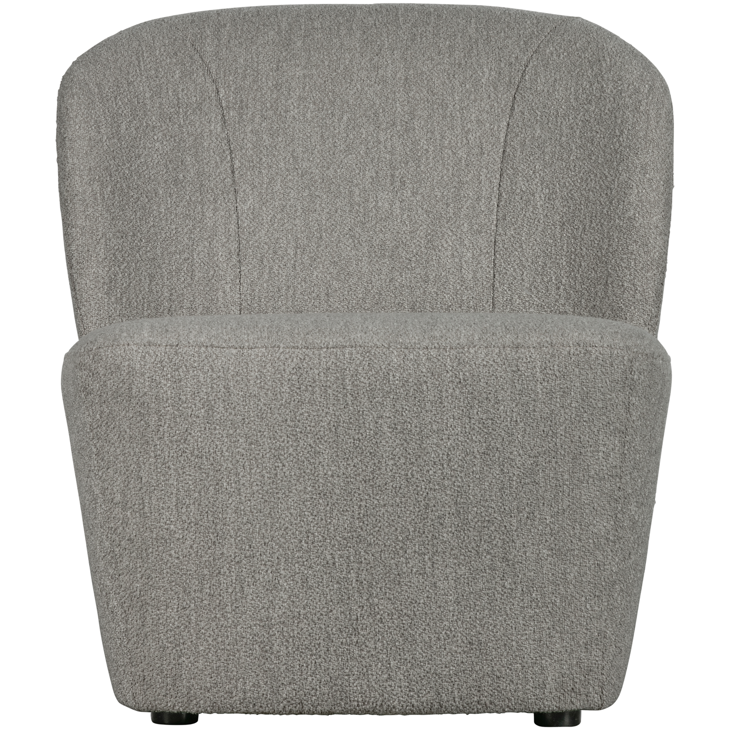 vtwonen fauteuil Lofty - Polyester - Grijs - 75x68x72