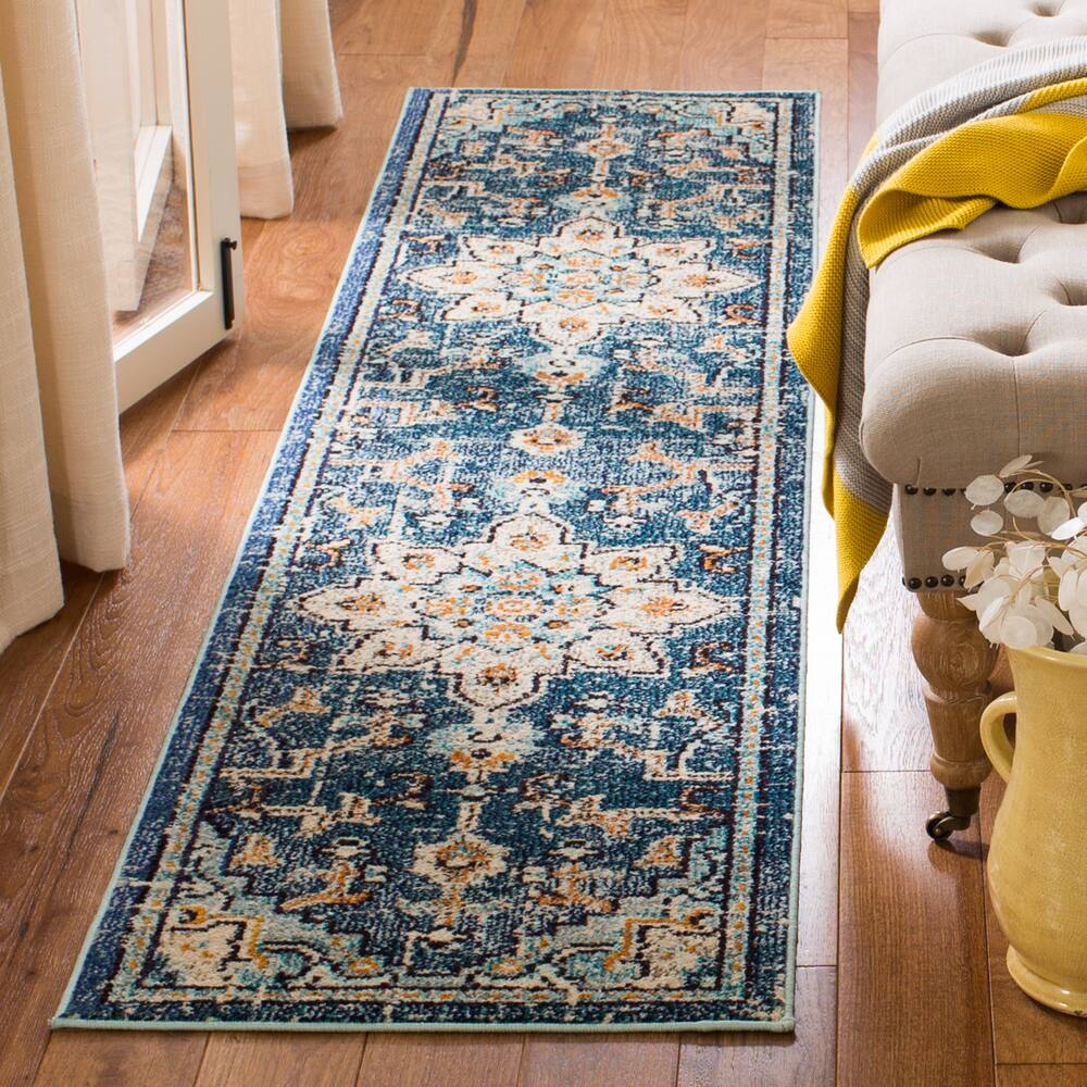 Safavieh Madison 473 Rug Blue/Light Blue
