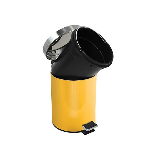 MSV Poubelle àpédale Inox 3L Safran