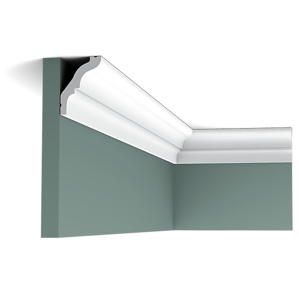 CX112 Corniche plafond Orac Decor - 5,5x4x200cm (h x p x L) - moulure décorative polymère A l'unité