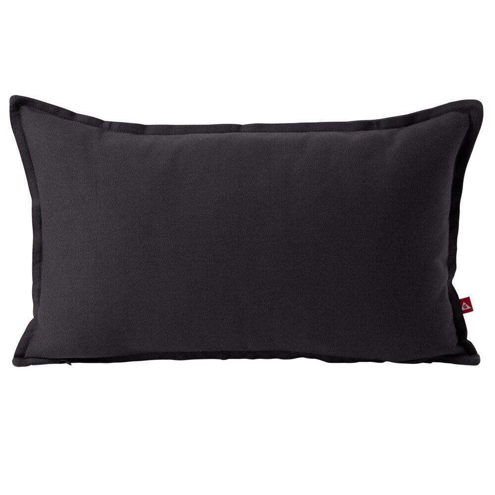 Housse de coussin coton Panama 30x50cm gris
