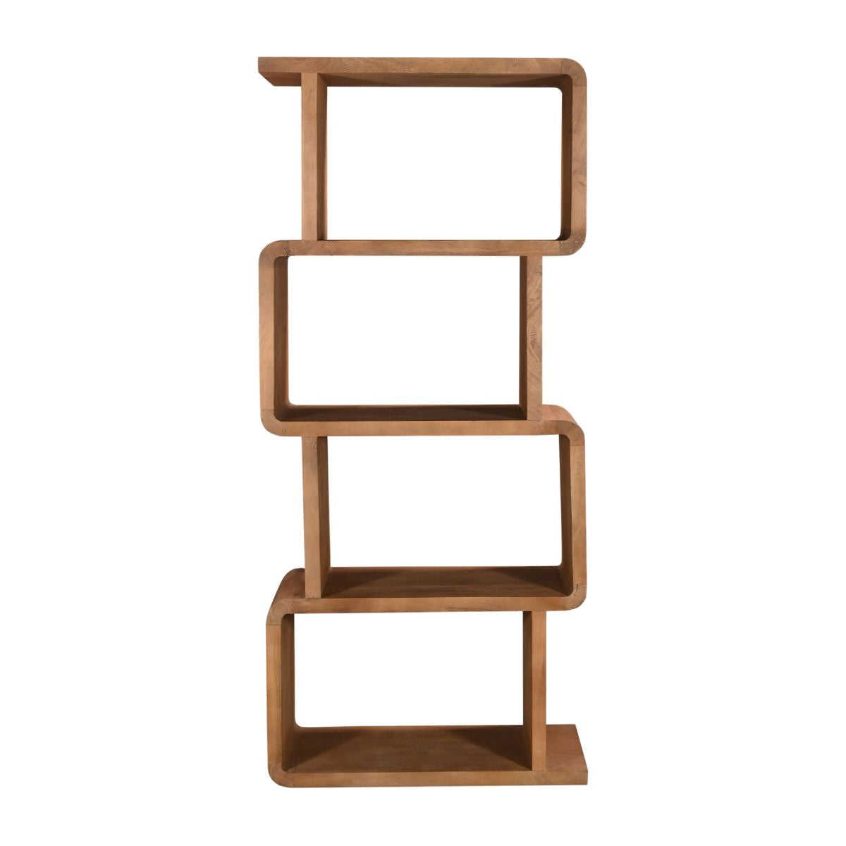 Giga Meubel Wandkast Floris - Mangohout - Lichtbruin - 80x40x180cm
