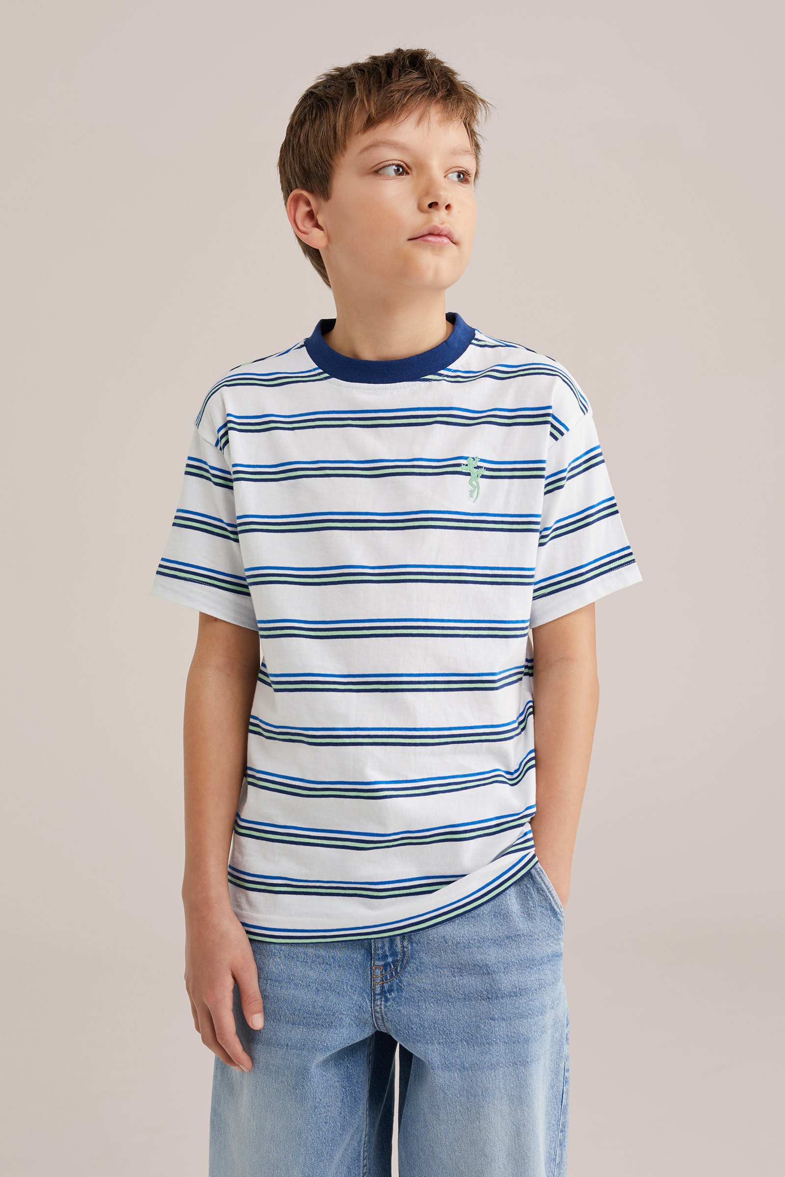 Jongens T-shirt met streep