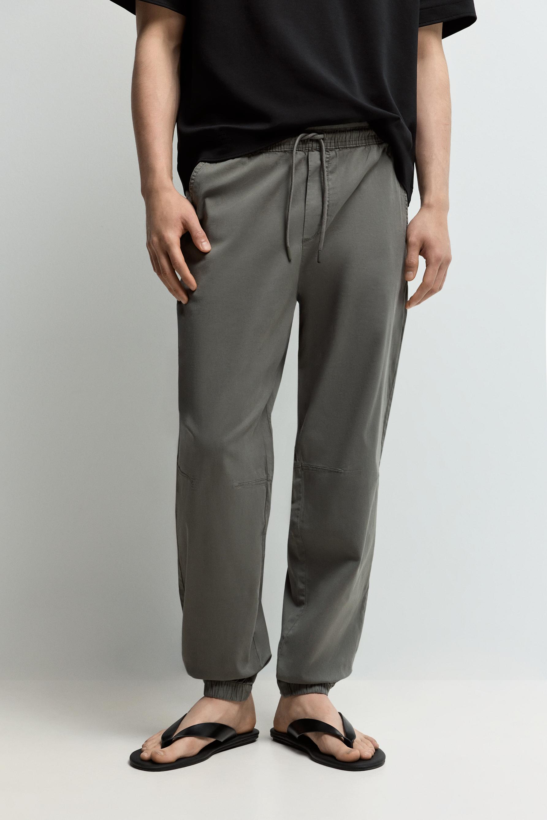 Pantalón jogger bajo elástico