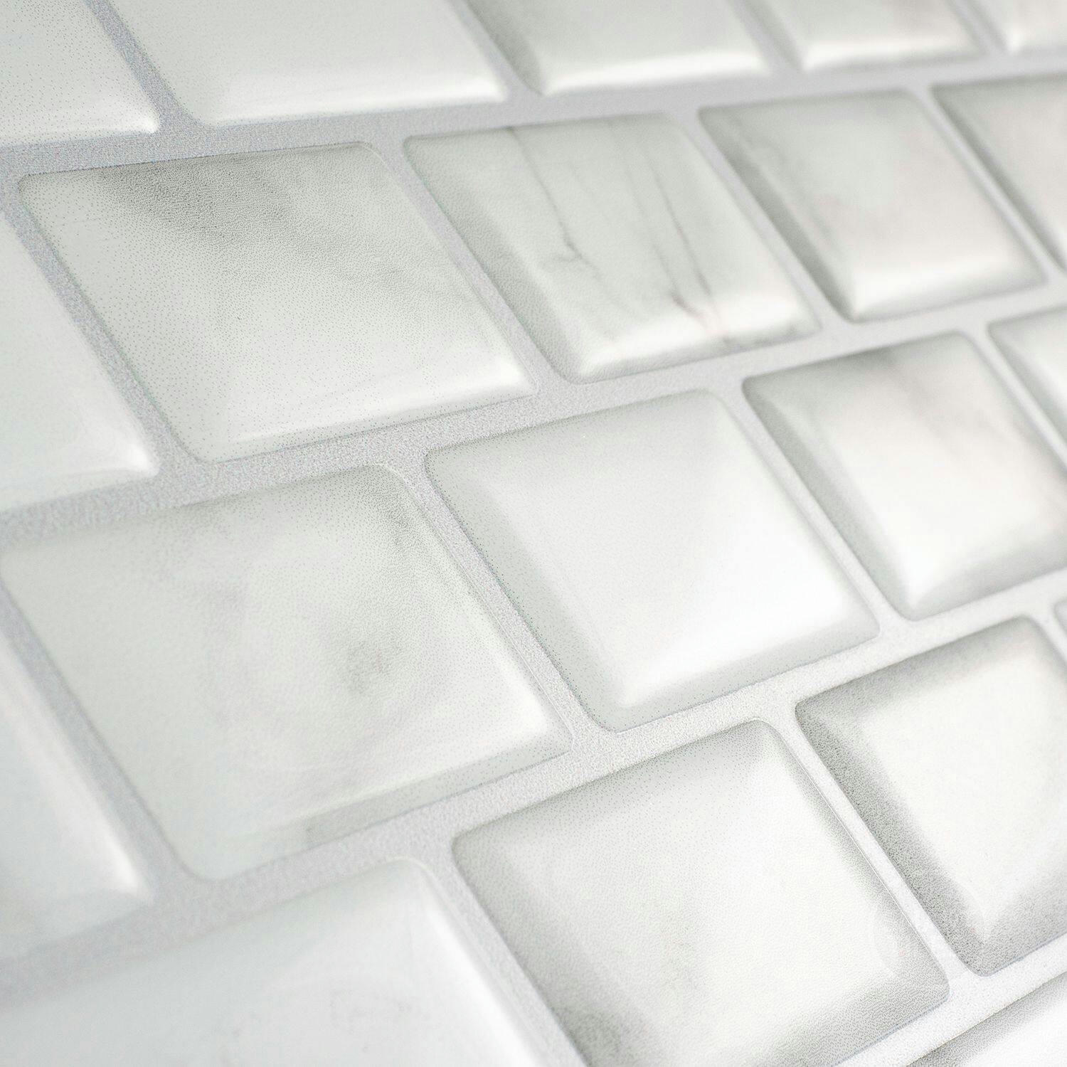 Smart Tiles Peel & Stick Self-Adhesive Kitchen & Bathroom Wall Tiles, Ravenna Roma