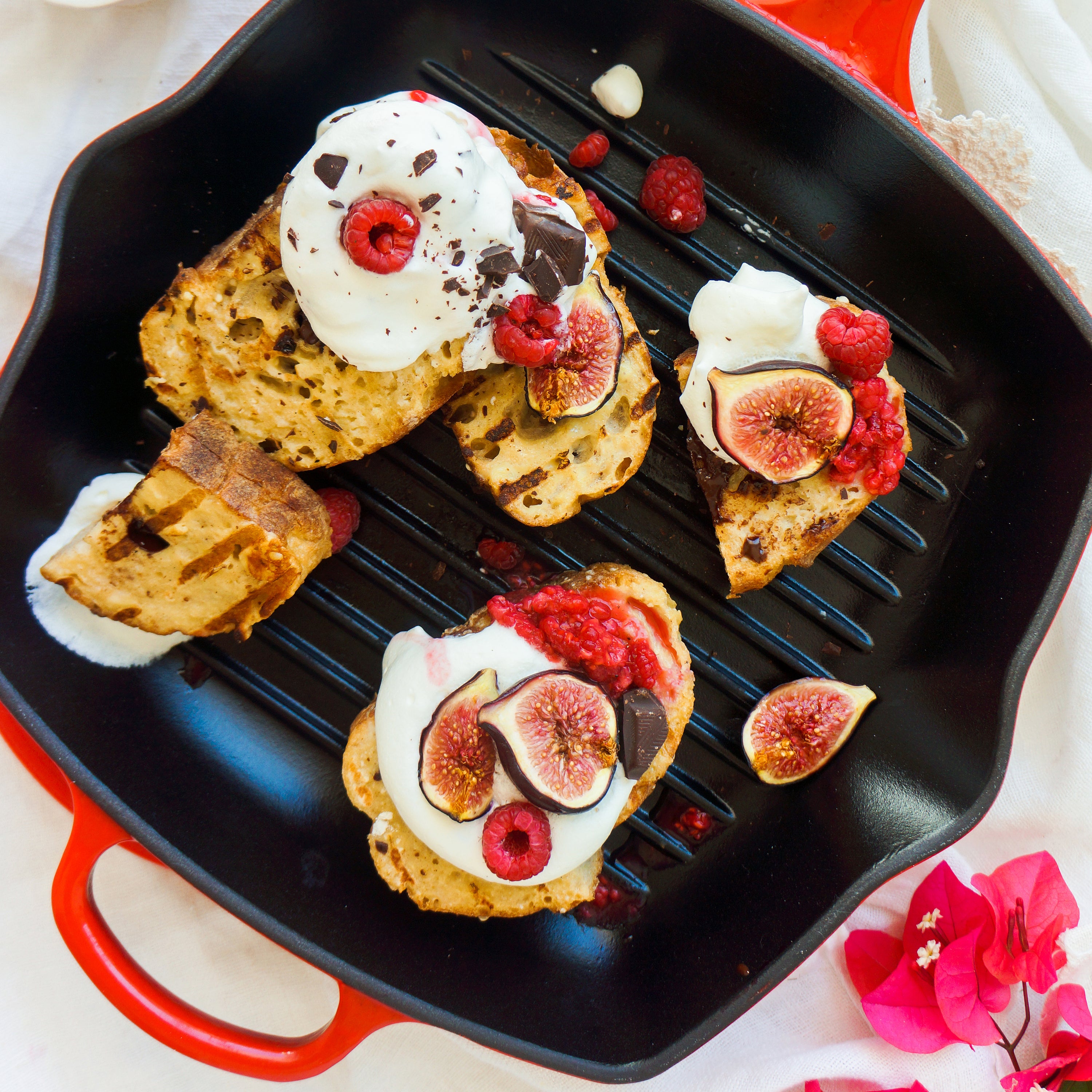 Le Creuset Signature Grillpan - Kersenrood