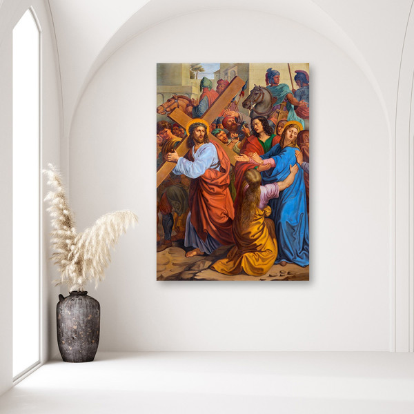 Feeby Obraz na płótnie Jezus spotyka Matkę 40x60
